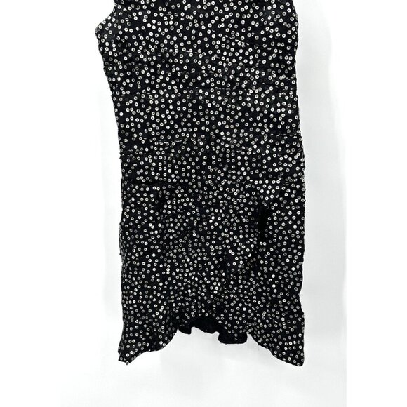NEW ISABEL MARANT dress mini sequins spring summer 2014 asymmetrical black 42 XL - Picture 5 of 14